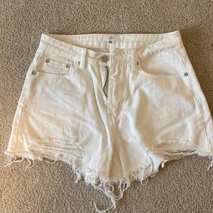 misguided jean shorts